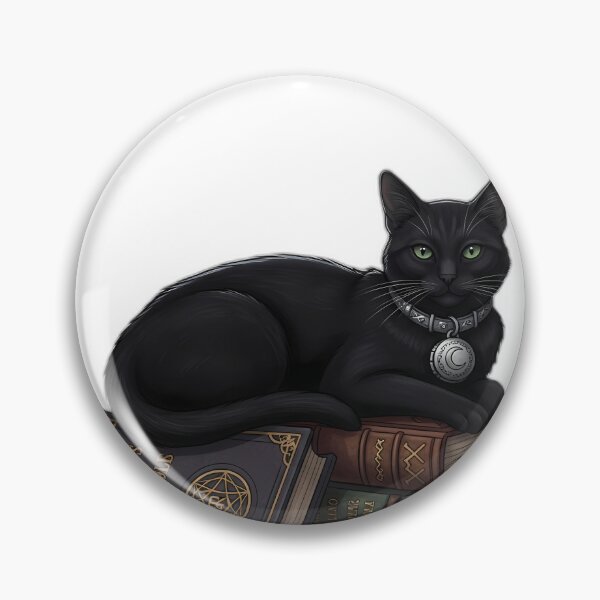 Item preview, Black Cat Silver Locket Books designed and sold by IllumeInk.
