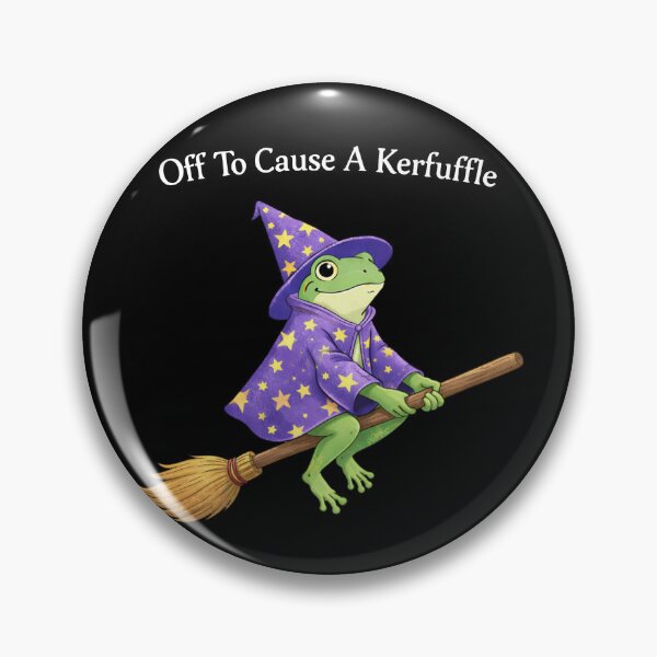 Item preview, Off To Cause A Kerfuffle Groundhog Funny Frog  designed and sold by will freed18.