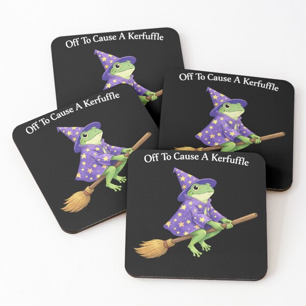Item preview, Off To Cause A Kerfuffle Groundhog Funny Frog  designed and sold by will freed18.