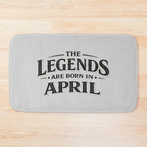 Item preview, The Legends Are Born In April – Bold Vintage Typography Design – April Birthday Gift designed and sold by Szapeee.