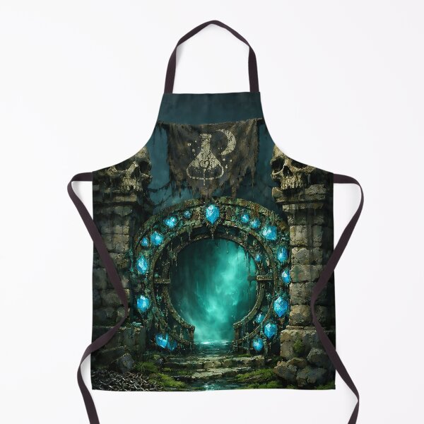 Item preview, The Alchemist's Gate - Dark Fantasy Cityscape designed and sold by bapupa.