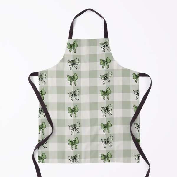 Item preview, Green Bow Gingham Pattern | Coquette Ribbon Aesthetic designed and sold by PetiteEthos.