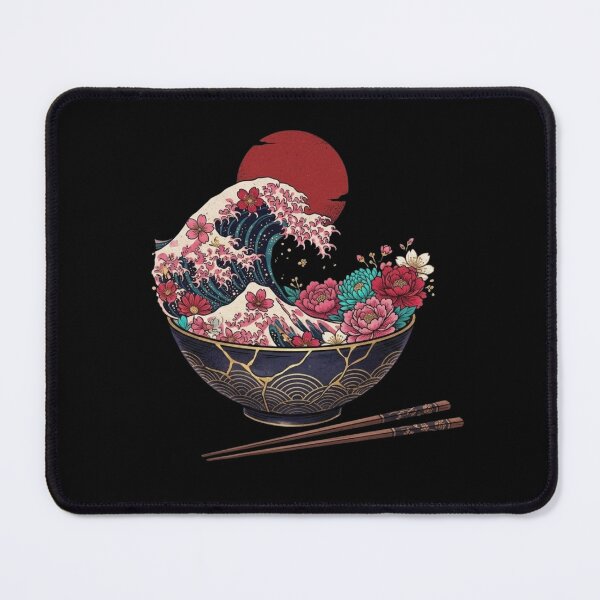 Item preview, The Great Wave Kintsugi Bowl: Japanese Zen Art designed and sold by Wild Hare.