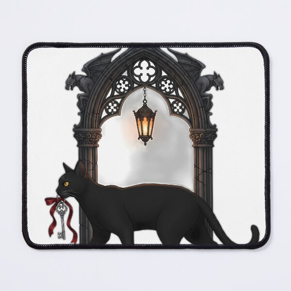 Item preview, Black Cat Lantern Key Arch designed and sold by IllumeInk.