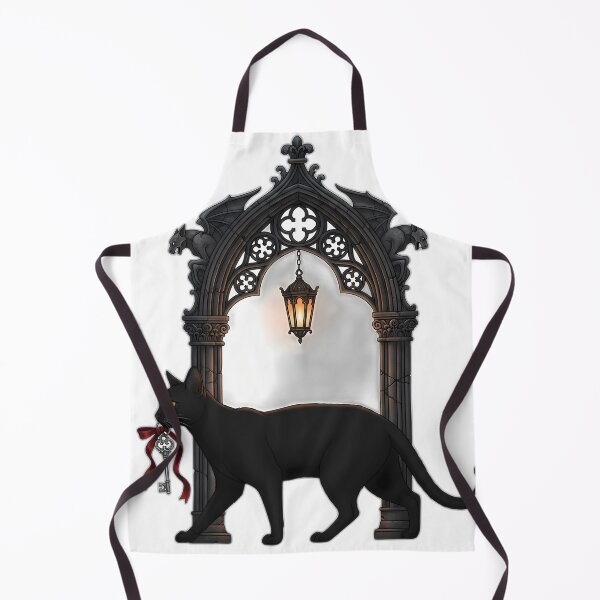 Item preview, Black Cat Lantern Key Arch designed and sold by IllumeInk.