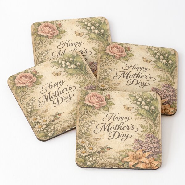 Item preview, Vintage Happy Mother's Day Floral Card - Retro Botanical Art designed and sold by myforestfog.