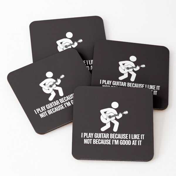 Item preview, I Play Guitar Because I Like It Not Because I'm Good At It – Guitar Player Musician Humor designed and sold by Redgiant87x.