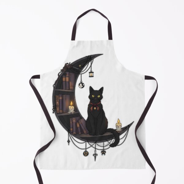 Item preview, Black Cat Crescent Bookshelf designed and sold by IllumeInk.