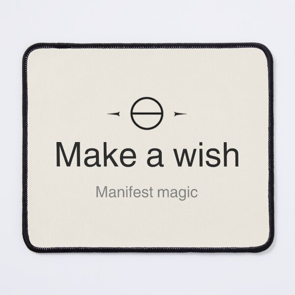 Item preview, Manifest Magic Minimal Typography Spiritual Aesthetic Design designed and sold by CosmicQuietLab.