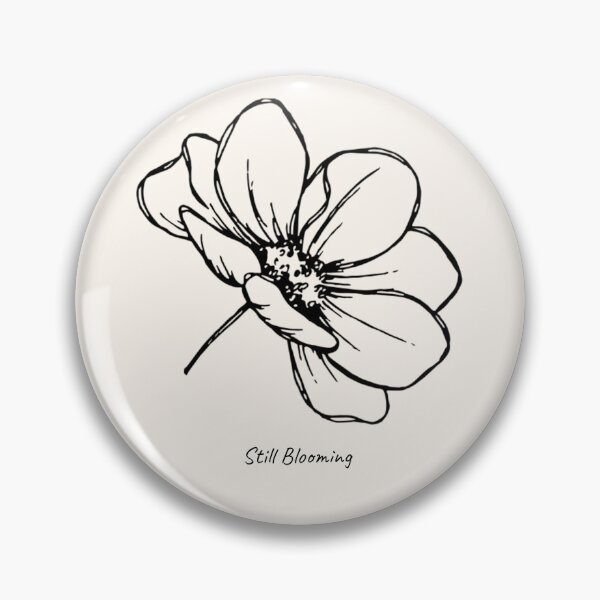 Item preview, Still Blooming Flower Minimalist Floral Design T-Shirt designed and sold by MartyVE.