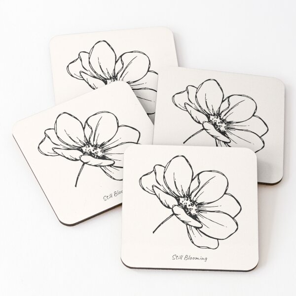 Item preview, Still Blooming Flower Minimalist Floral Design T-Shirt designed and sold by MartyVE.