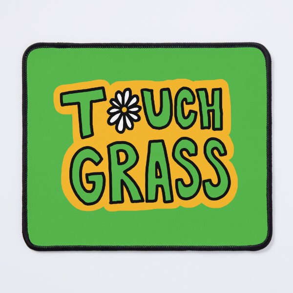 Item preview, Retro "Touch Grass" Daisy Flower designed and sold by Be-bored.