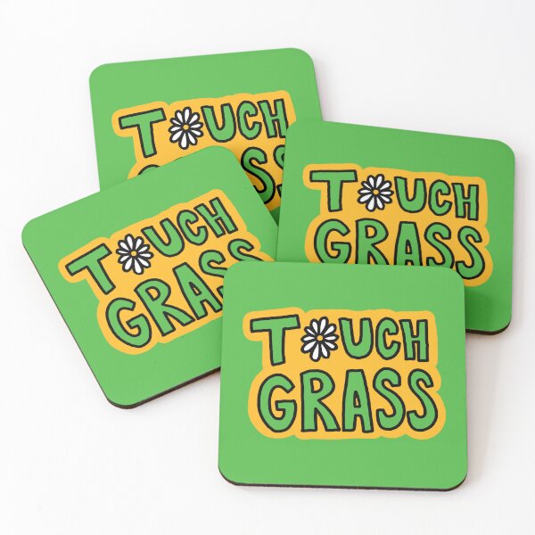 Item preview, Retro "Touch Grass" Daisy Flower designed and sold by Be-bored.