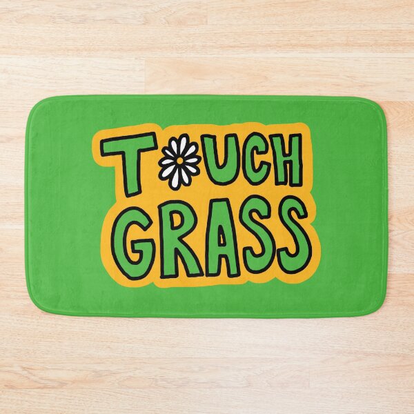 Item preview, Retro "Touch Grass" Daisy Flower designed and sold by Be-bored.