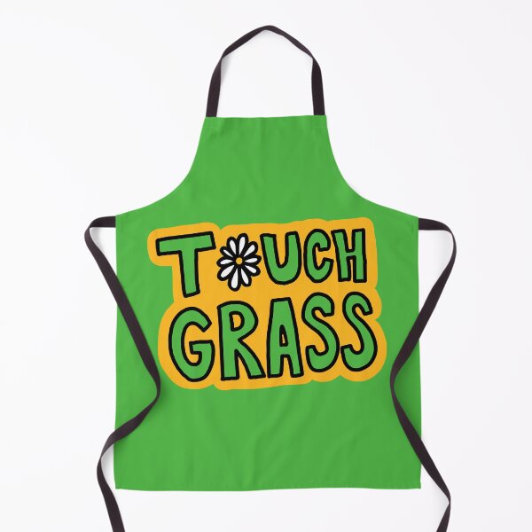 Item preview, Retro "Touch Grass" Daisy Flower designed and sold by Be-bored.