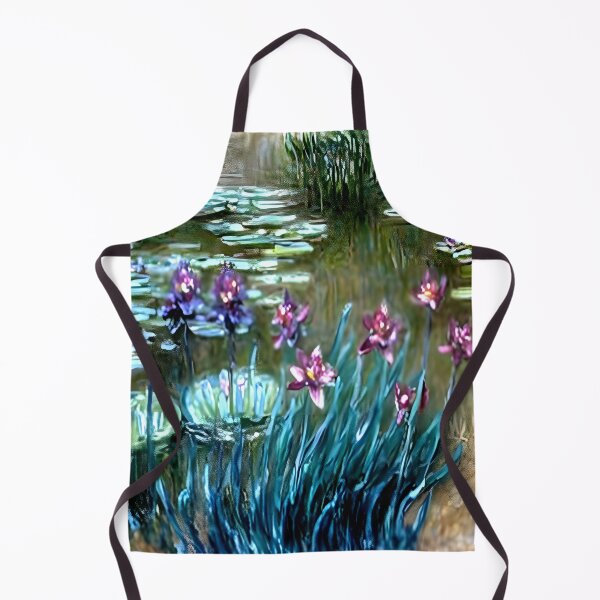 Item preview, Irises and Water Lilies in the Garden at Giverny designed and sold by artdesignsnow.