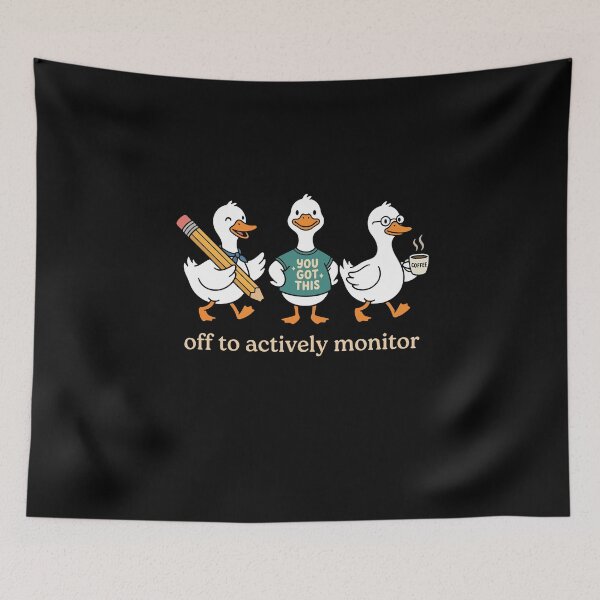 Item preview, Off To Actively Monitor Bow Tie Duck Teal Shirt Glasses Coffee Mug You Got This Teacher designed and sold by graphixpolash.
