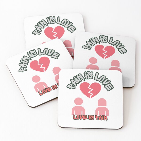 Item preview, Pain Is Love Love Is Pain | Broken Couple designed and sold by SolSel ⭐⭐⭐⭐⭐.