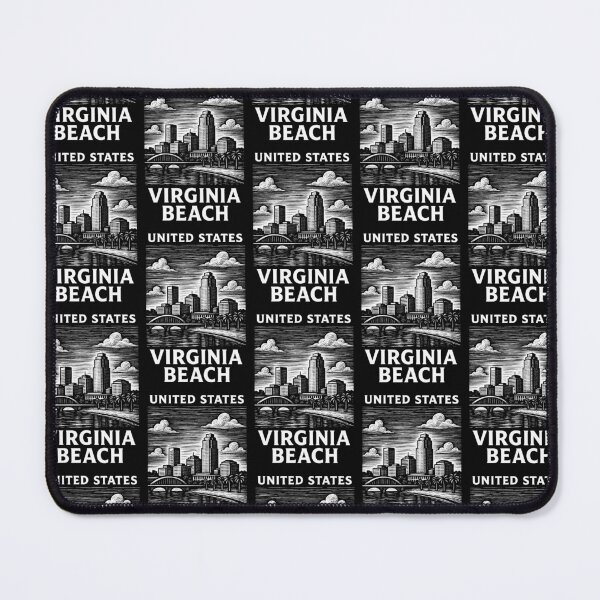 Item preview, Virginia Beach USA Linocut Style designed and sold by Thistle-TShop.