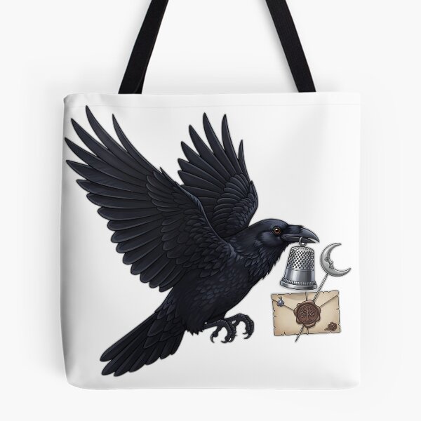 Item preview, Raven Silver Thimble Letter designed and sold by IllumeInk.