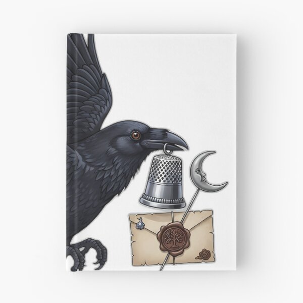 Item preview, Raven Silver Thimble Letter designed and sold by IllumeInk.