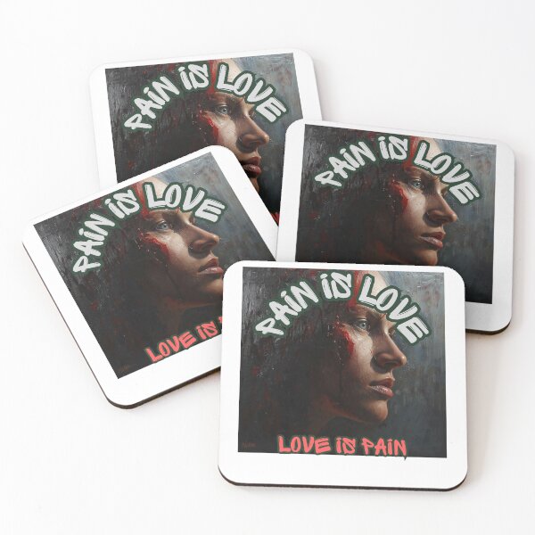 Item preview, Pain Is Love Love Is Pain | Beautiful Face designed and sold by SolSel ⭐⭐⭐⭐⭐.