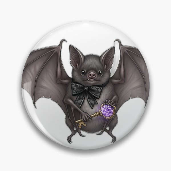 Item preview, Lace Bow Bat Key designed and sold by IllumeInk.