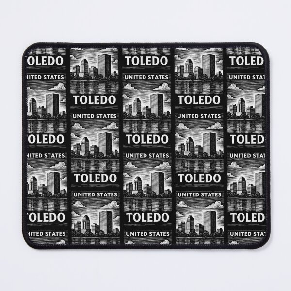 Item preview, Toledo USA Linocut Style designed and sold by Thistle-TShop.