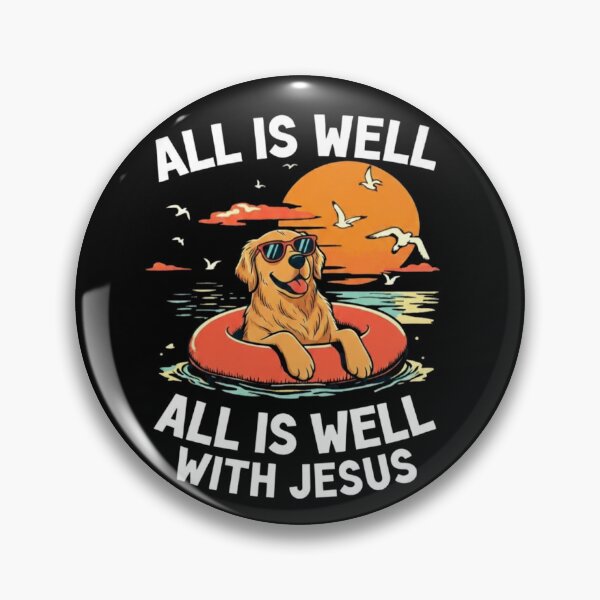 Item preview, Todo está bien con Jesús. Diseño de fe de verano para perros cristianos en la playa. designed and sold by ArtsBorn2Create.