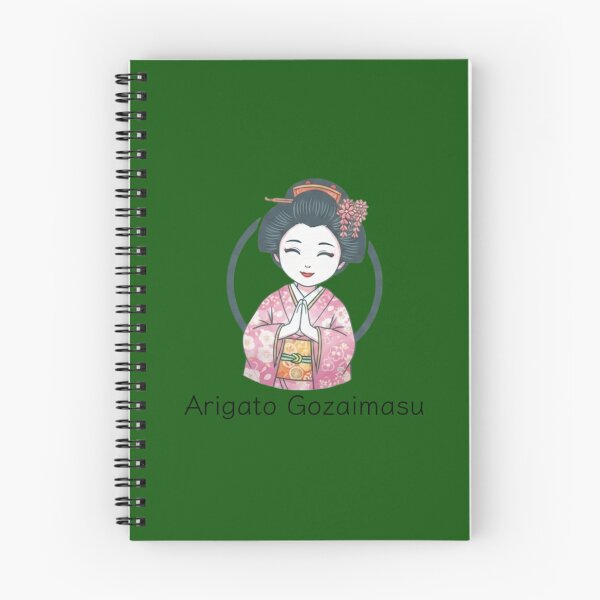 Item preview, Smiling Kimono Girl: Japanese Gratitude Art designed and sold by Kokeshidreams.