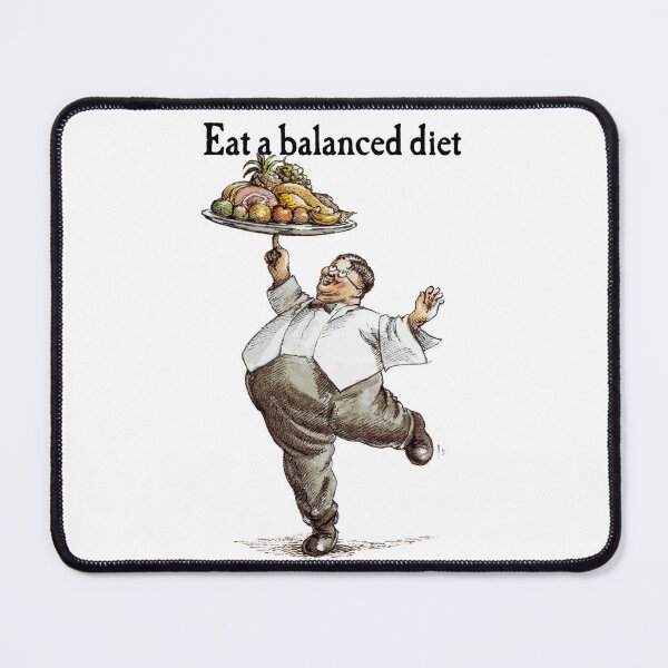 Item preview, Eat a balanced diet designed and sold by wonder-webb.