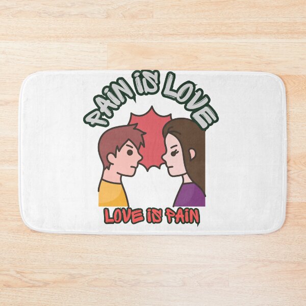 Item preview, Pain Is Love Love Is Pain | Arguing Couple designed and sold by SolSel ⭐⭐⭐⭐⭐.