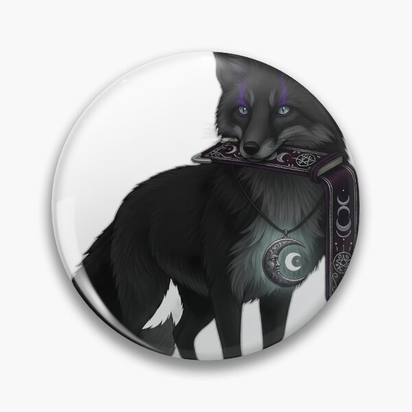 Item preview, Fox Familiar Moon Locket designed and sold by IllumeInk.