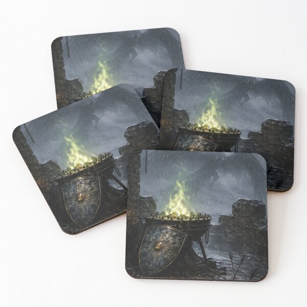 Item preview, The Last Signal Fire - Dark Fantasy Art designed and sold by bapupa.