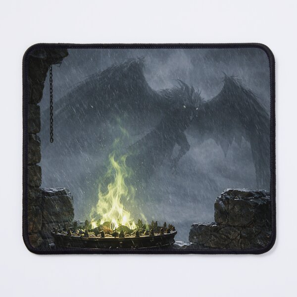 Item preview, The Last Signal Fire - Dark Fantasy Art designed and sold by bapupa.