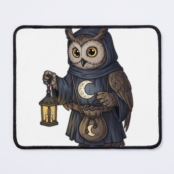 Item preview, Owl Familiar Moon Pouch designed and sold by IllumeInk.