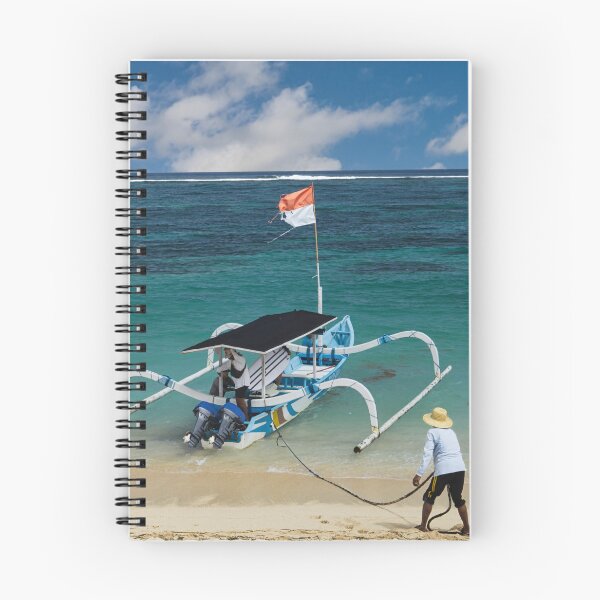Item preview, Sailor preparing his craft at Nusa Dua, Bali,Indonesia designed and sold by photoart1854.