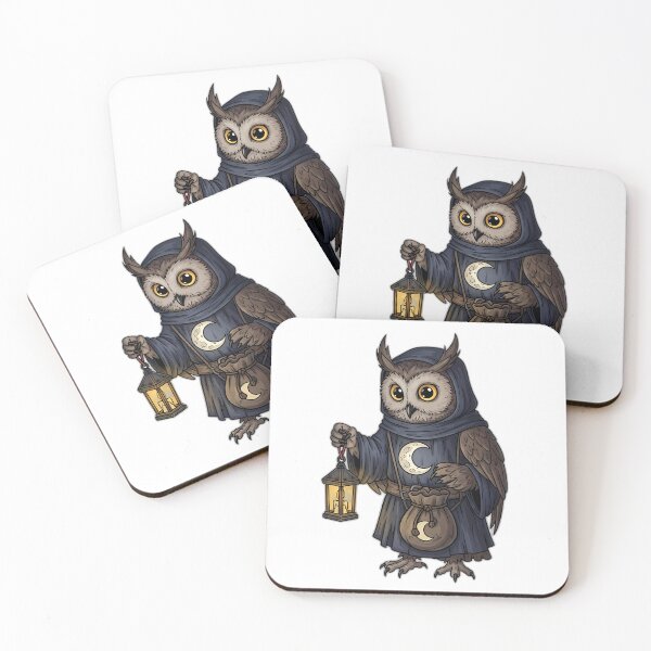 Item preview, Owl Familiar Moon Pouch designed and sold by IllumeInk.