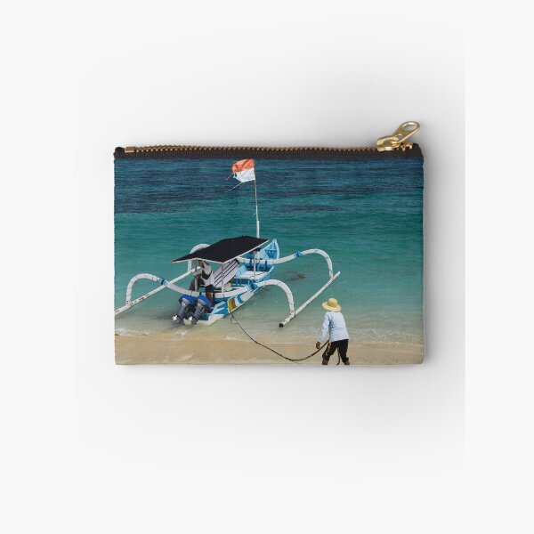 Item preview, Sailor preparing his craft at Nusa Dua, Bali,Indonesia designed and sold by photoart1854.