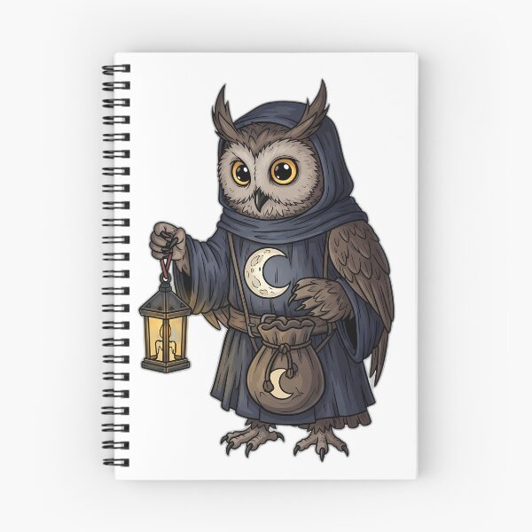 Item preview, Owl Familiar Moon Pouch designed and sold by IllumeInk.