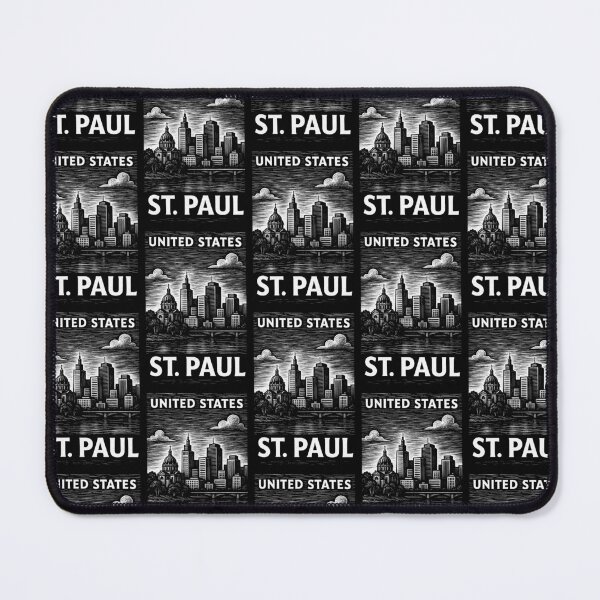 Item preview, St.Paul USA Linocut Style designed and sold by Thistle-TShop.