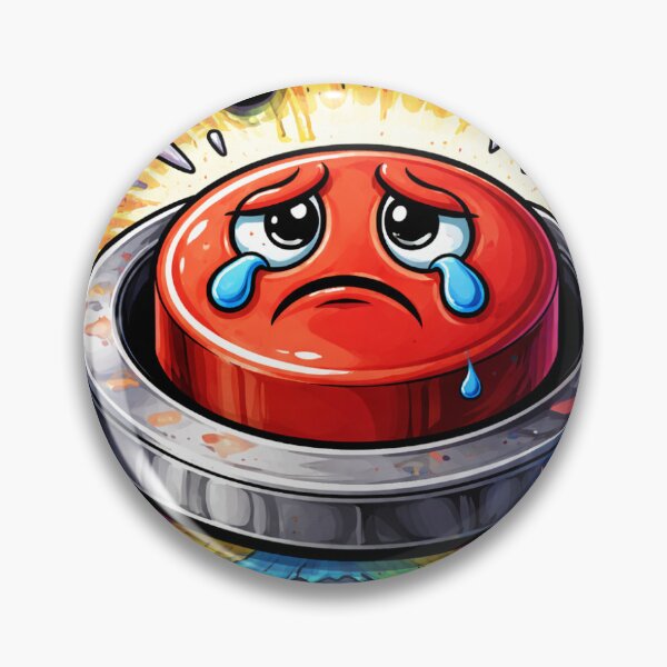 Item preview, Depressed button designed and sold by Anna’s funny store.
