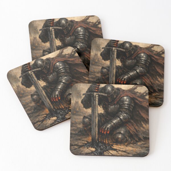 Item preview, The Bastion of the Abyss - Dark Fantasy Dark Knight designed and sold by bapupa.