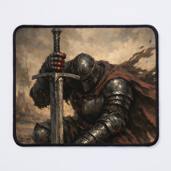 Item preview, The Bastion of the Abyss - Dark Fantasy Dark Knight designed and sold by bapupa.