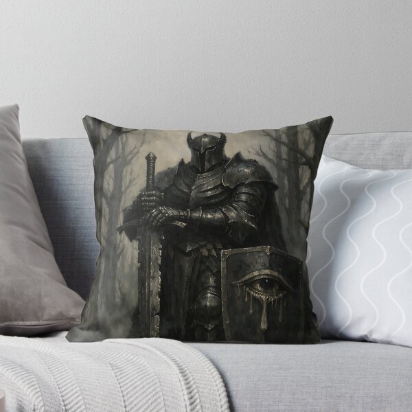Item preview, The Sentinel of the Iron Woods - Dark Fantasy Dark Knight designed and sold by bapupa.