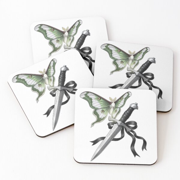 Item preview, Moon Moth Silver Dagger designed and sold by IllumeInk.