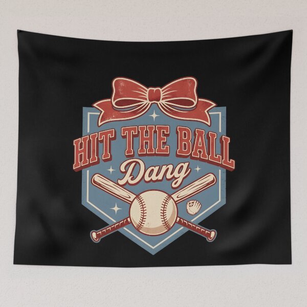 Item preview,  Hit The Dang Ball Basebal  designed and sold by THREE LITTLE BEANS.