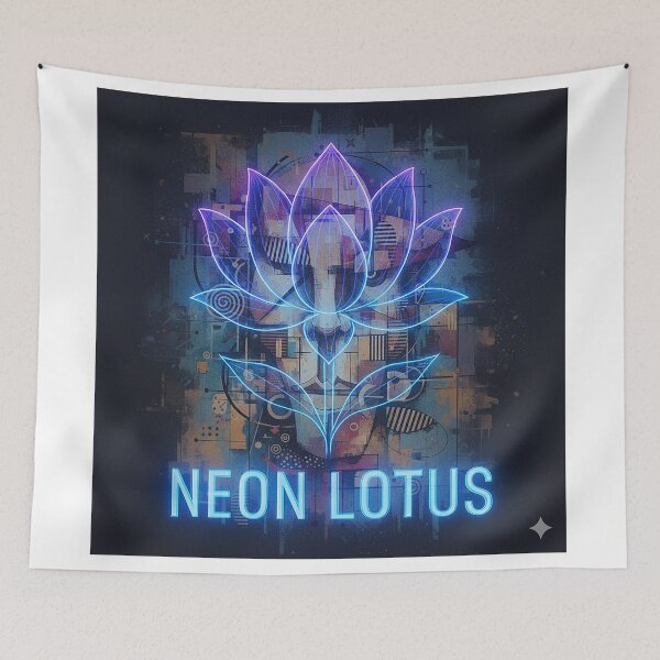 Item preview, Neon Lotus – Pulse of Light designed and sold by Duoluminis-luminko.