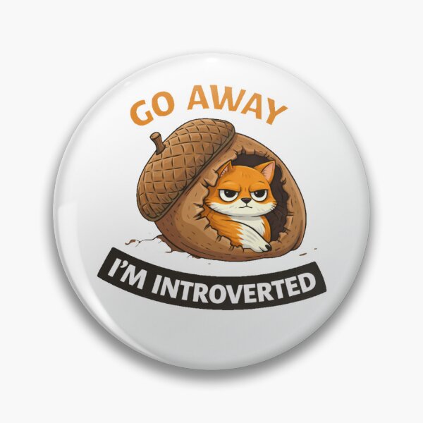 Item preview, Introvert Squirrel T-Shirt – Go Away I’m Introverted Funny Antisocial Tee   designed and sold by Socially Tired Club.