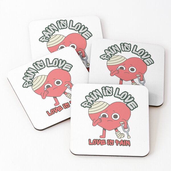 Item preview, Pain Is Love Love Is Pain | Injured Heart designed and sold by SolSel ⭐⭐⭐⭐⭐.